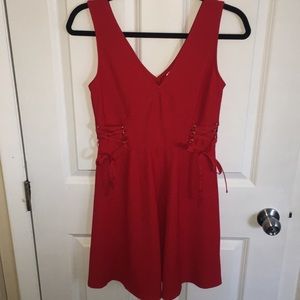 Sexy Rose Red Dress